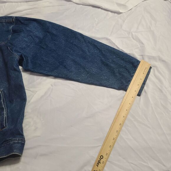 Wrangler Rugged Wear Mens Denim Jacket Blue Cotton Size XL - Picture 8 of 14